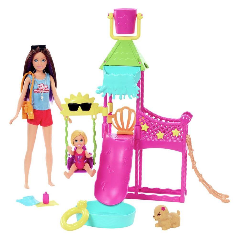 Barbie Skipper First Jobs Water Park Playset & Doll